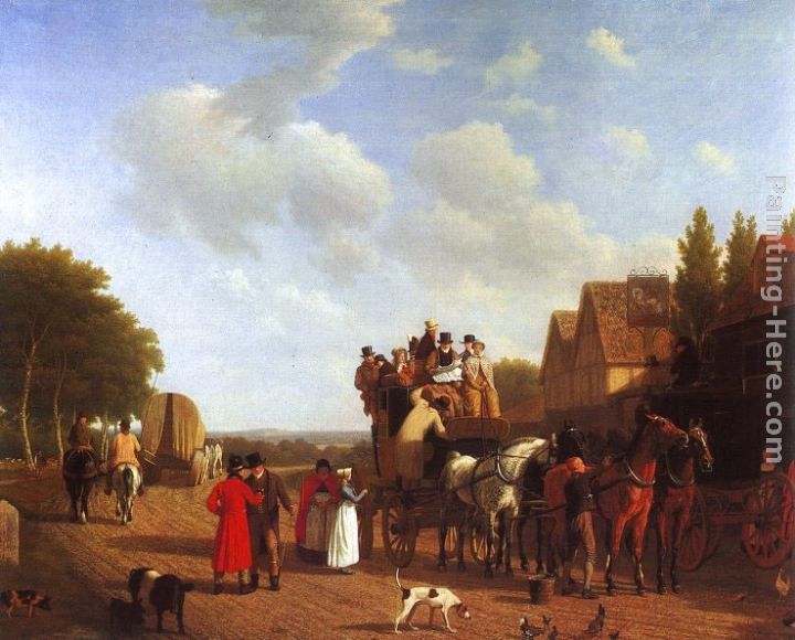 Jacques-Laurent Agasse The Last Stage on the Portsmouth Road
